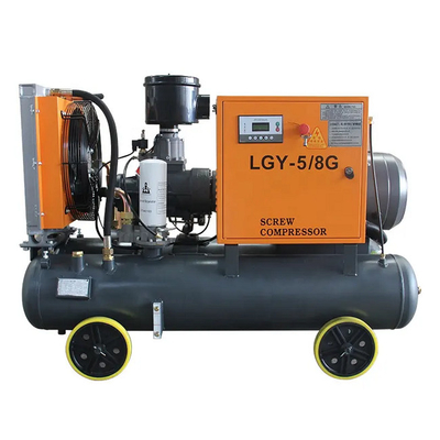 185CFM Compressor de ar de parafuso portátil de 30kw 8bar Elétrico Removível LGY-5/8 Alta Pressão