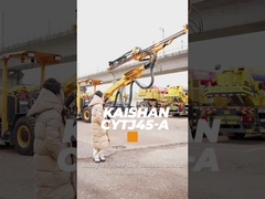 Compressor de ar bom profundo 525CFM do parafuso do motor diesel 200psi para a máquina de perfuração da água