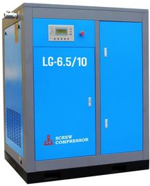 compressor de ar estacionário 6,5 m3/capacidade mínima do parafuso da pressão de funcionamento de 1MPa/10 barras FDA