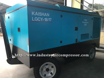 Compressor industrial conduzido diesel do parafuso da eficiência elevada, grande compressor de ar portátil