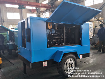 Compressor de ar portátil diesel de poupança de energia do parafuso de 9m3/min 14bar para a mineração