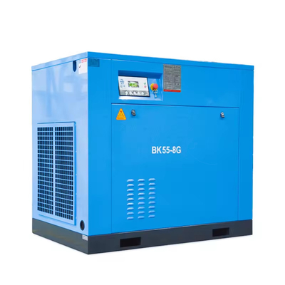 Compressor elétrico de ar de 8 bar de 55 kW 100 hp 10m3/min Compressor de gás rotativo BK55-8G